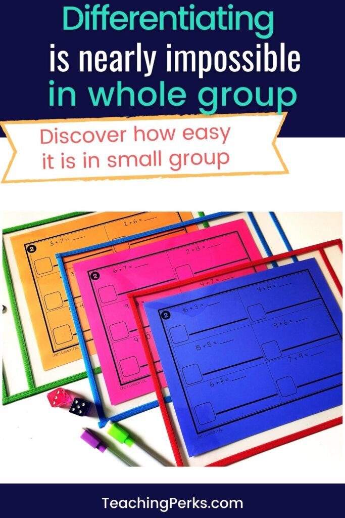 Differentiating Small Groups