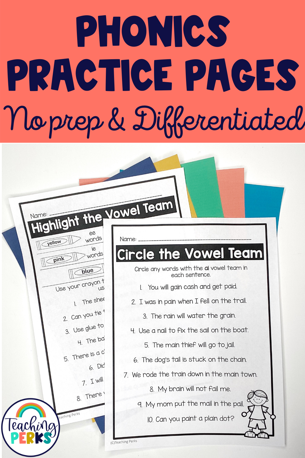 Free Worksheets On Phonics - Teaching Perks