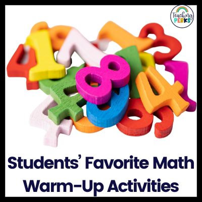 1st Graders Favorite Math Warm-Up Activities