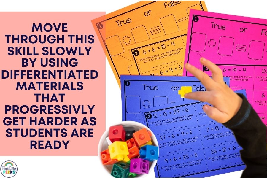 Teach your students how to balance equations in math! 