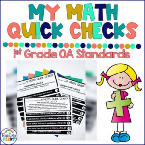 1st grade math assessment pack